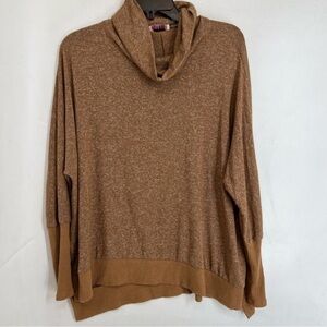 5/$25 Andree by Unit brown Cowl Neck Sweater size small